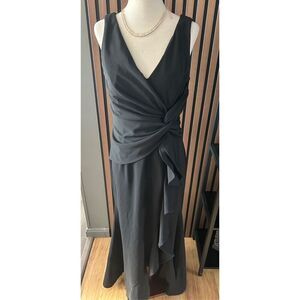 Black sexy Spanish￼ inspired ruffle dress size medium no brand long maxi dress